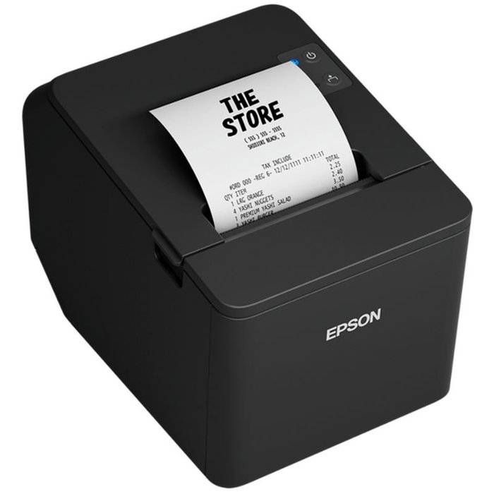 Epson TM-T20IV Impresora de recibos USB, Serie y Ethernet, Negro Epson TM-T20IV Impresora de recibos USB, Serie y Ethernet, Negro